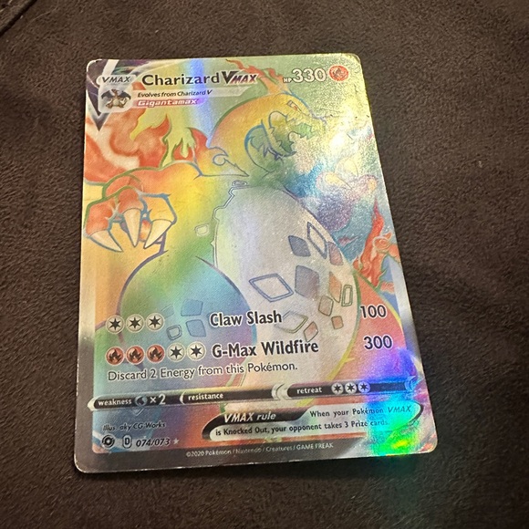 Pokmon cards Charizard Vmax shiny & rainbow rare (set of 2) -  www.bongoclub.cl